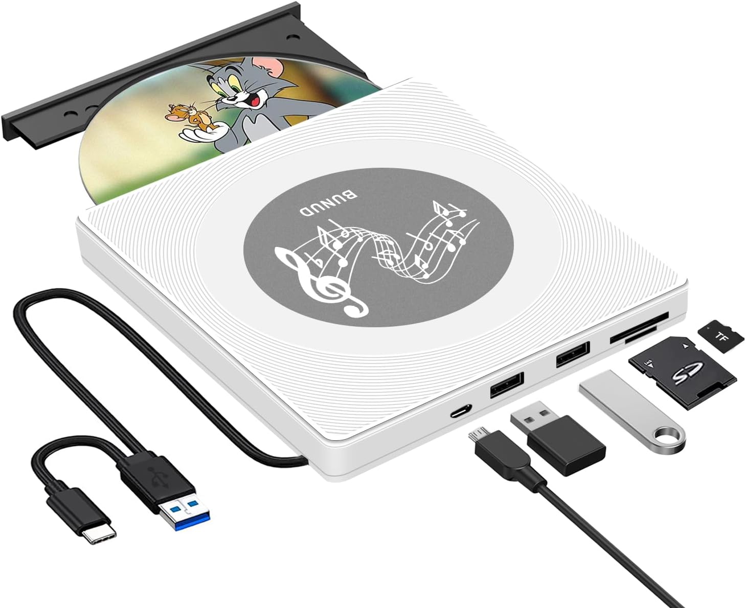 BUNUD External DVD Drive USB-C:... BUNUD External DVD Drive USB-C:...