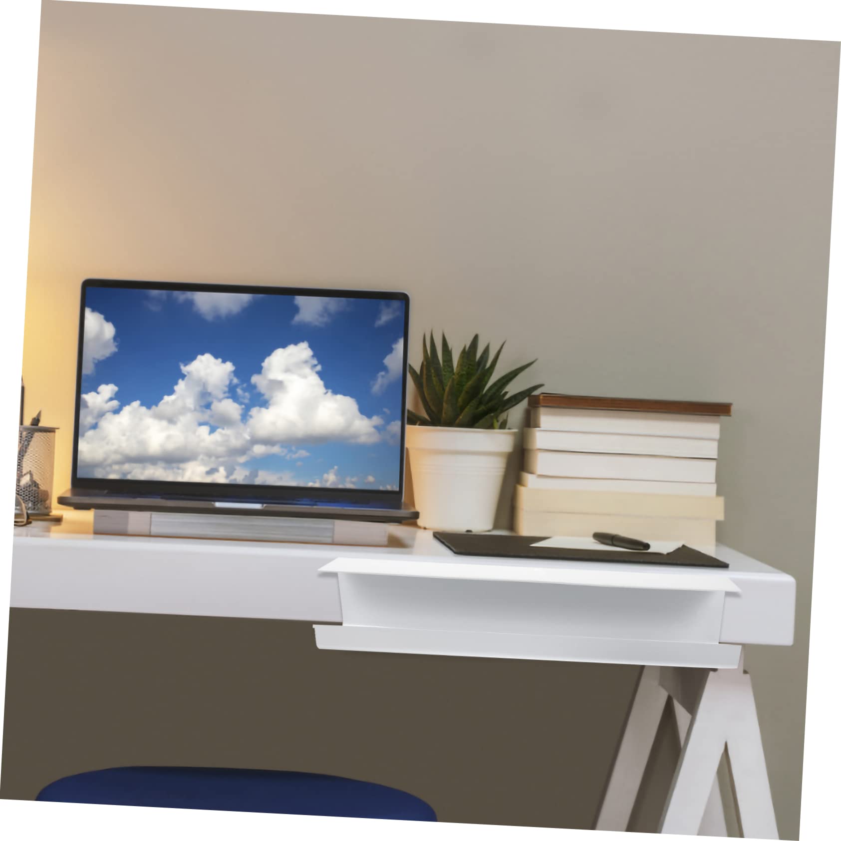 Organizzatore Cavi Sotto Scrivania Pvc Bianco, Cassetta