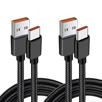 2-PackUSB-C Charging Cable Fit for Starkey StarLink Premium Charger 2.0 & Custom Charger 2.0 | 3.3 ft Durable Nylon Braided | Fast-Charging Cord for Hearing Aid SuppliesCharging Case Only