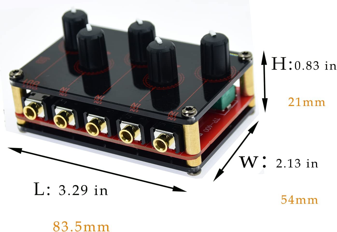 Amazon.co.jp: Arklove複数入力ミックス 4ウェイ 1/8インチ 4イン1