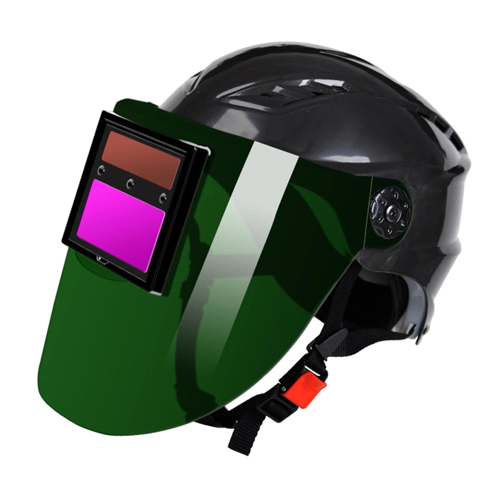 Casco de Soldadura Automático Fabricado en Policarbonato (PC). Pantalla de Soldadura con Oscurecimiento Automático Y Protección Térmica para Soldadura, Translúcido