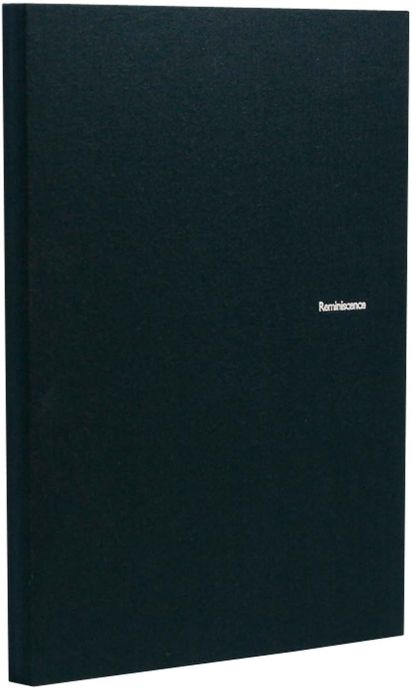 Sekisei XP-80G Pocket Album Harperhouse Reminiscent Mini Pocket Album, 2L Size, Holds 80 Sheets, 2L, 51-100 Sheets, Cloth Black