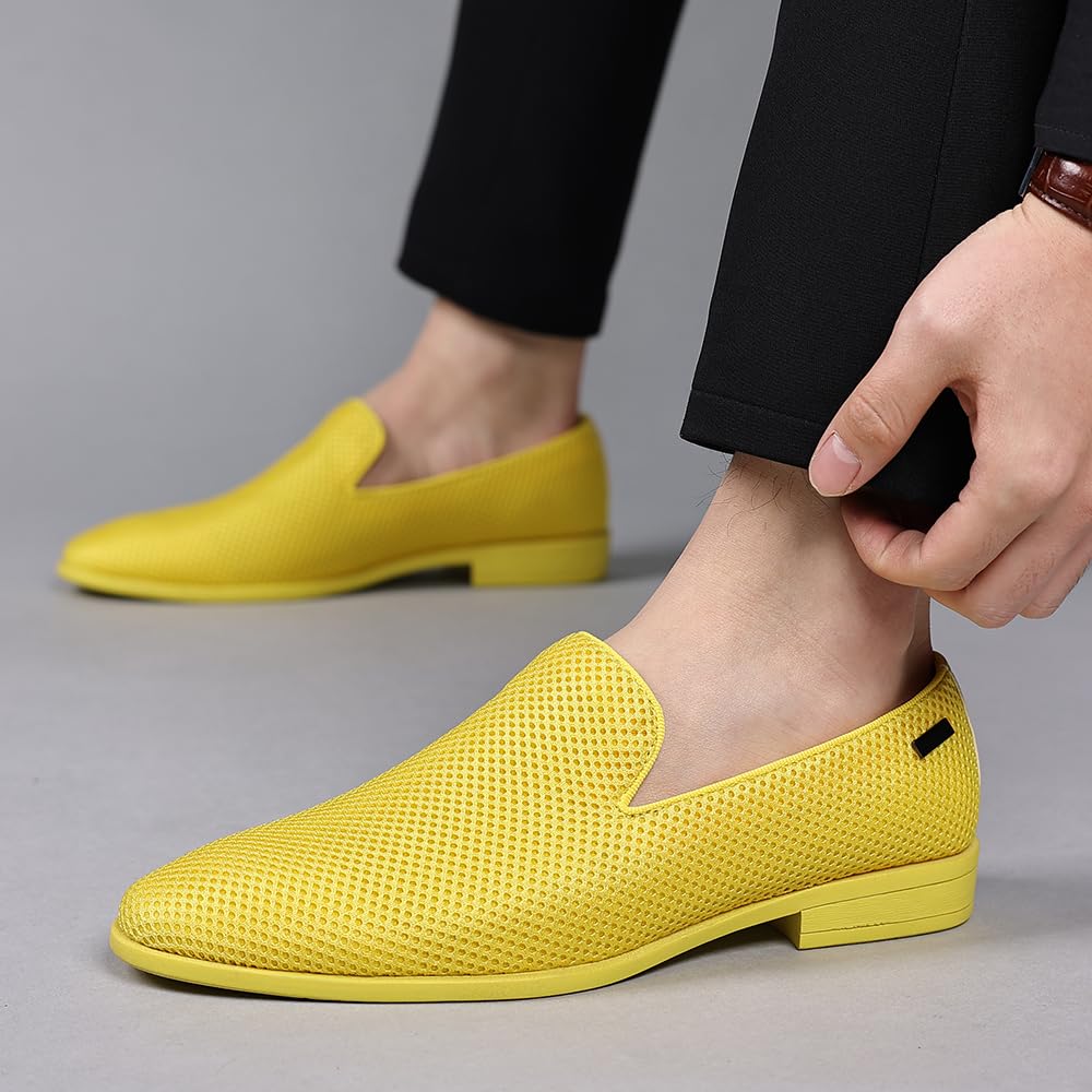 Herren-Smoking-Slipper zum Reinschlüpfen, formelle Hochzeitsschuhe