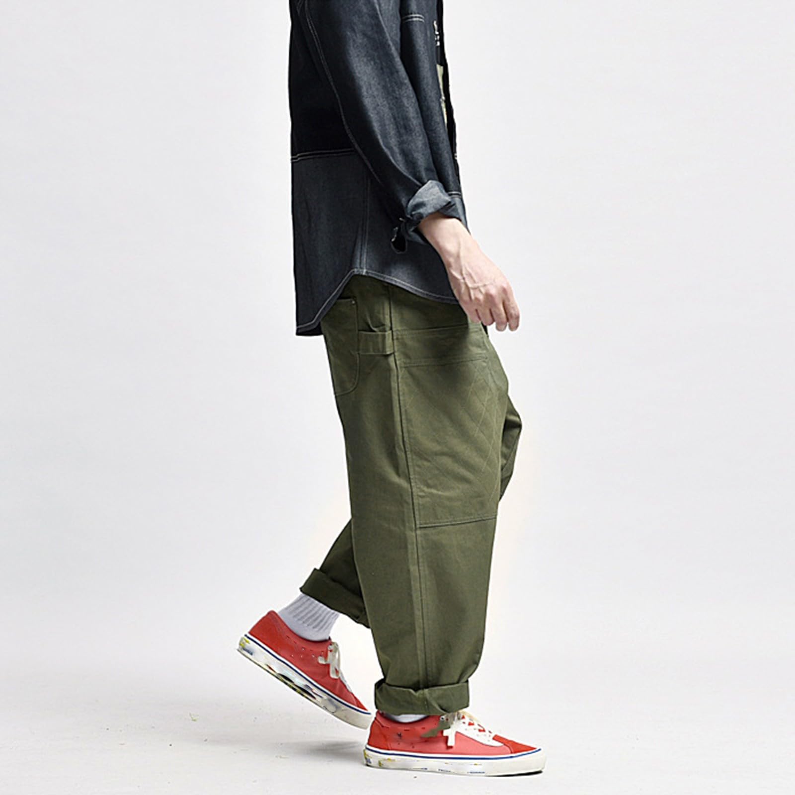 Peto para hombre, vaquero, ropa de trabajo, pantalones de trabajo, ajustados, informales, tirantes ajustables, mono con bolsillos, traje de verano, ropa de calle, pantalones deportivos al