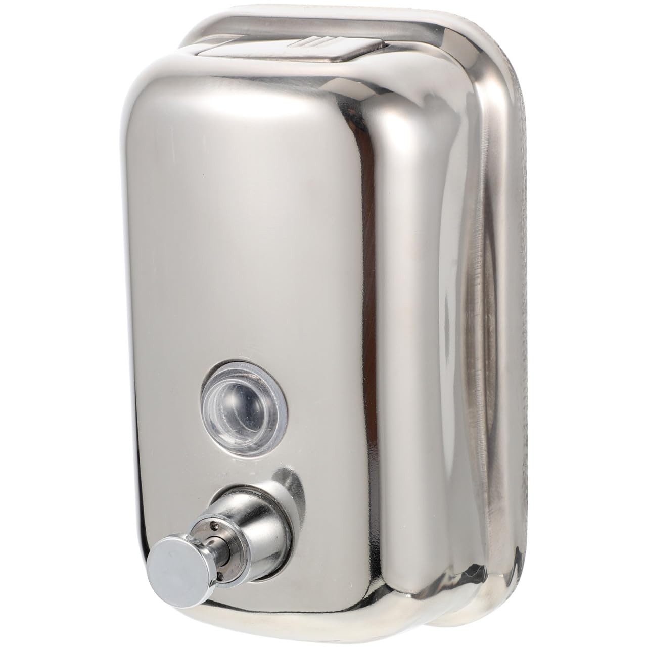 Distributeur savon mural acier inoxydable gain de place douche