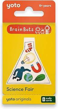 YOTO BrainBots Science Fair - 8 Kids Educational Audio Cards, Ages 6+