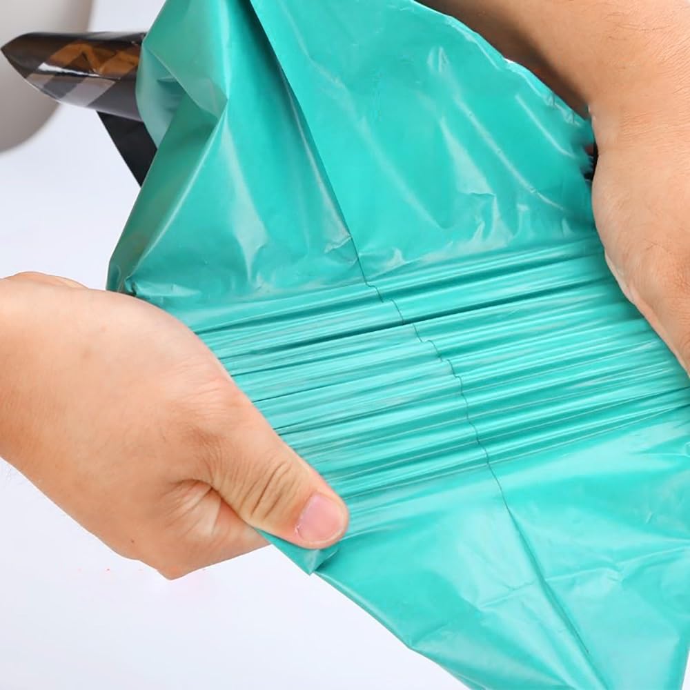 50 Pezzi Busta for Spedizione Busta Verde in Plastica for Imballaggio Espresso Busta for Spedizione Impermeabile for Indumenti Ispessita Busta for Busta(45x60cm)