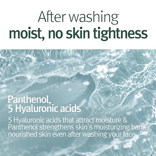 Miniatura 9 de Pyunkang Yul PKY - Espuma limpiadora calmante, fórmula de pH bajo, lavado/limpiador facial con hamamelis, AHA para control de aceite, Cica, extracto