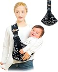 Baby Sling Carrier,Baby Carrier Newborn to Toddler, Adjustable Toddler Carrier, Anti-Slip Hip Seat Portable and Carrying 10-30 lbs(Star)