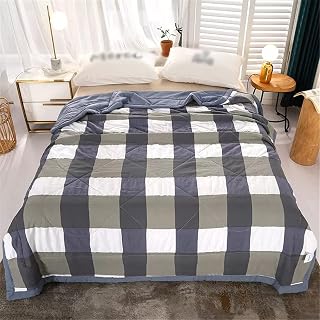 LEIGE Summer and Autumn Washed Cotton Quilt Air-conditioning Comforter Soft Breathable Blanket Print Bedspread Bed Cover Home Textiles (Color : 3-pack, Size : 100 * 150cm)