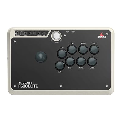 May Flash F500 Elite USB Video Game Controller, Compatible with Xbox Series S/X, Xbox One, Switch, PlayStation 4, PC Windows