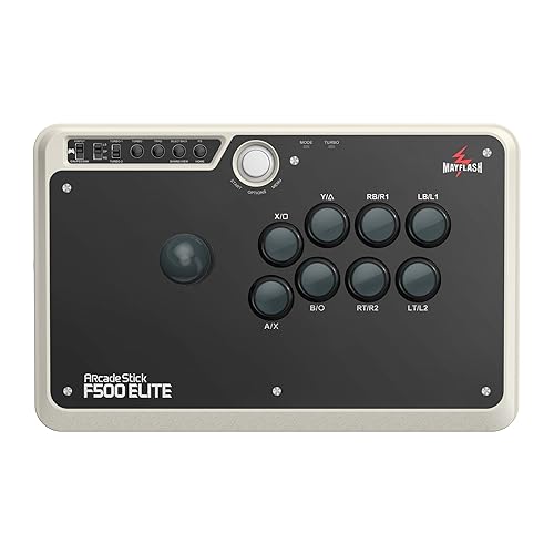 May Flash F500 Elite USB Video Game Controller, Compatible with Xbox Series S/X, Xbox One, Switch, PlayStation 4, PC Windows