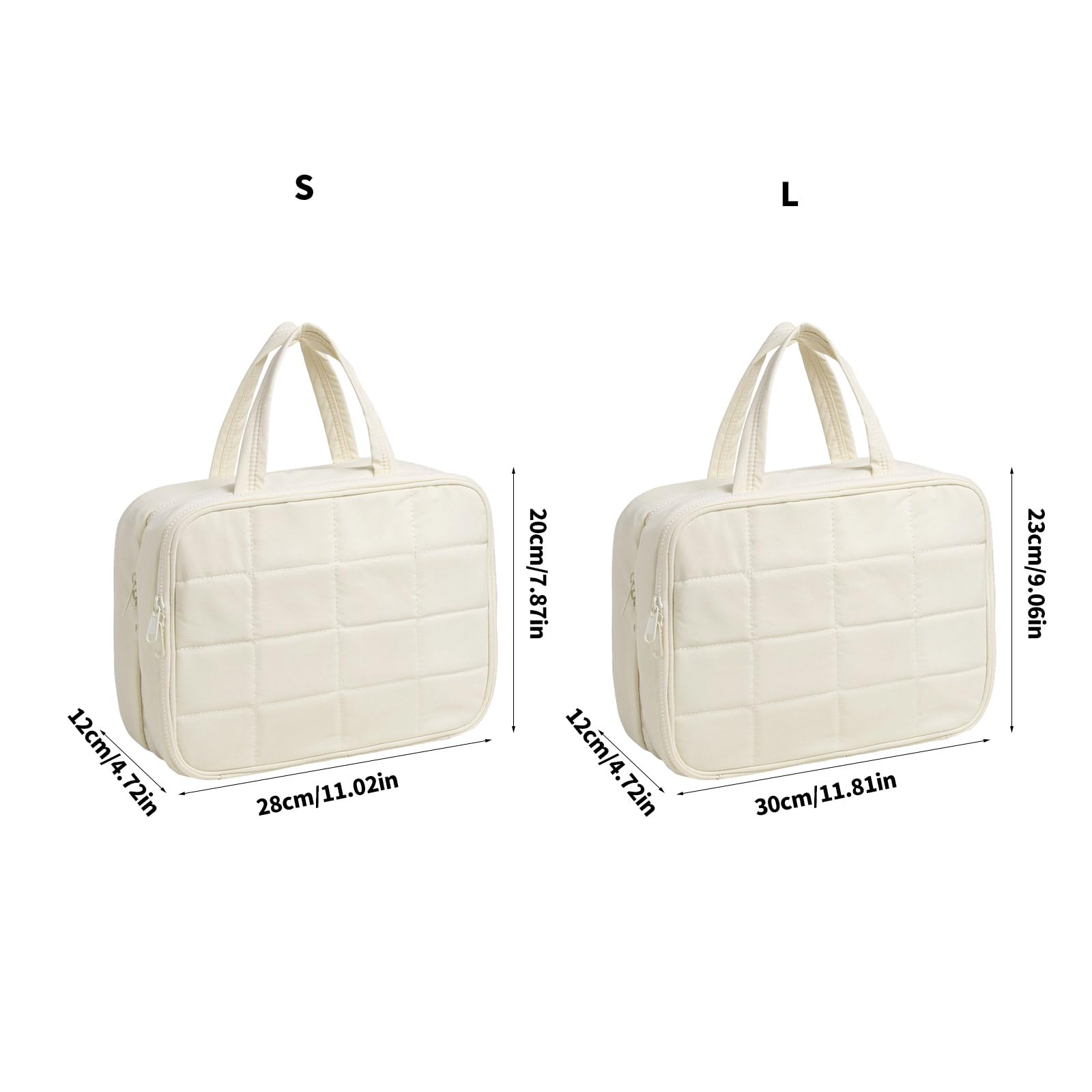 Trousse de toilette de voyage à suspendre, plusieurs compartiments, polyester imperméable, trousse de maquillage ergonomique pour voyage d'affaires, trousse de toilette suspendue pour camping, beige