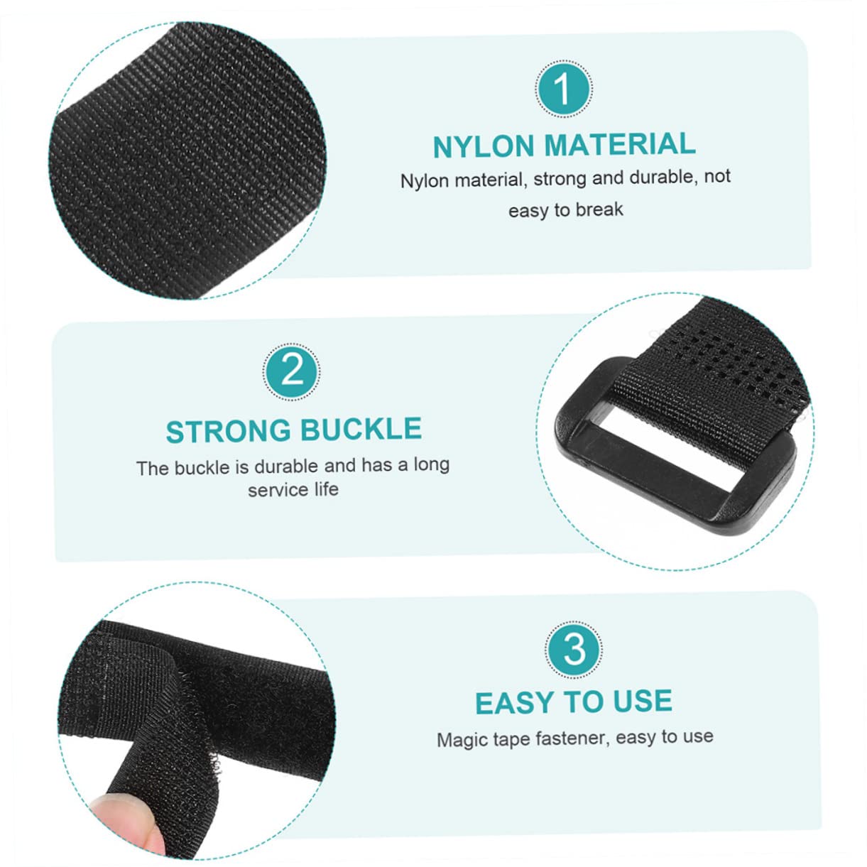 VICASKY 8Pcs Nylon Bike Tie Downs for Mountain Bikes Durable Securing Straps with Buckle Wheel Stabilizer for Bikes Motorcycles Compact Portable Bike Accessories