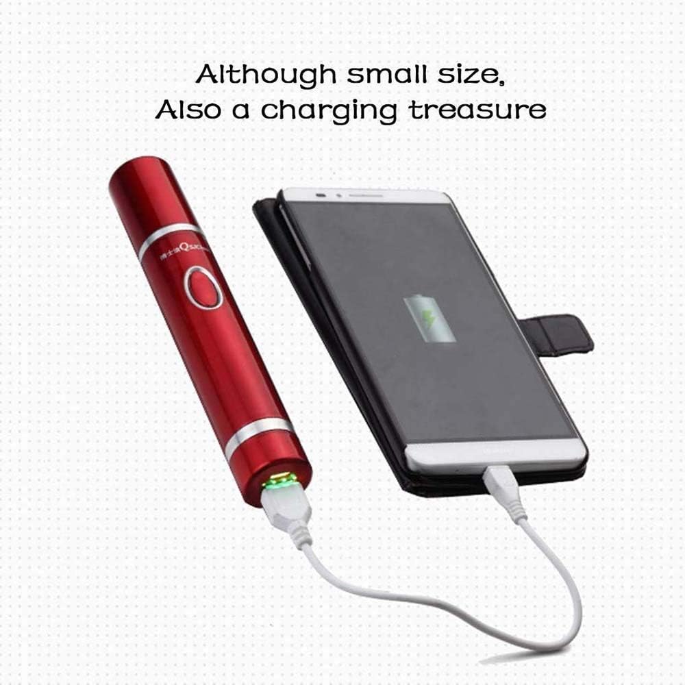 Electric Shoe Polisher Machine Mini Handheld Electric Shoe Brush Shoe Shine with USB Interface Charging Port Shoe Shine Kits for Leather Care Can Be Used for Charging Treasure