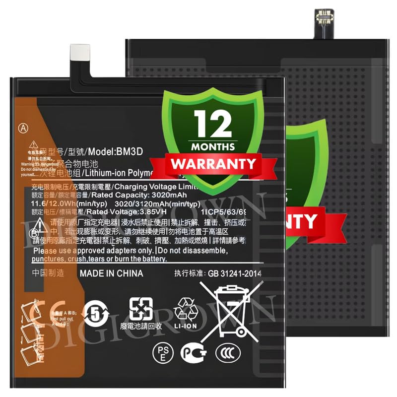 Image of Original BM3D Battery Compatible for Xiaomi Mi 8 SE - (3120mAh) - 1 Year Warranty DF7