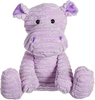 Apricot Lamb Toys Plush Corduroy Hippo Stuffed Animal Soft Cuddly Perfect for Child （ Corduroy Hippo, 8.5 Inches