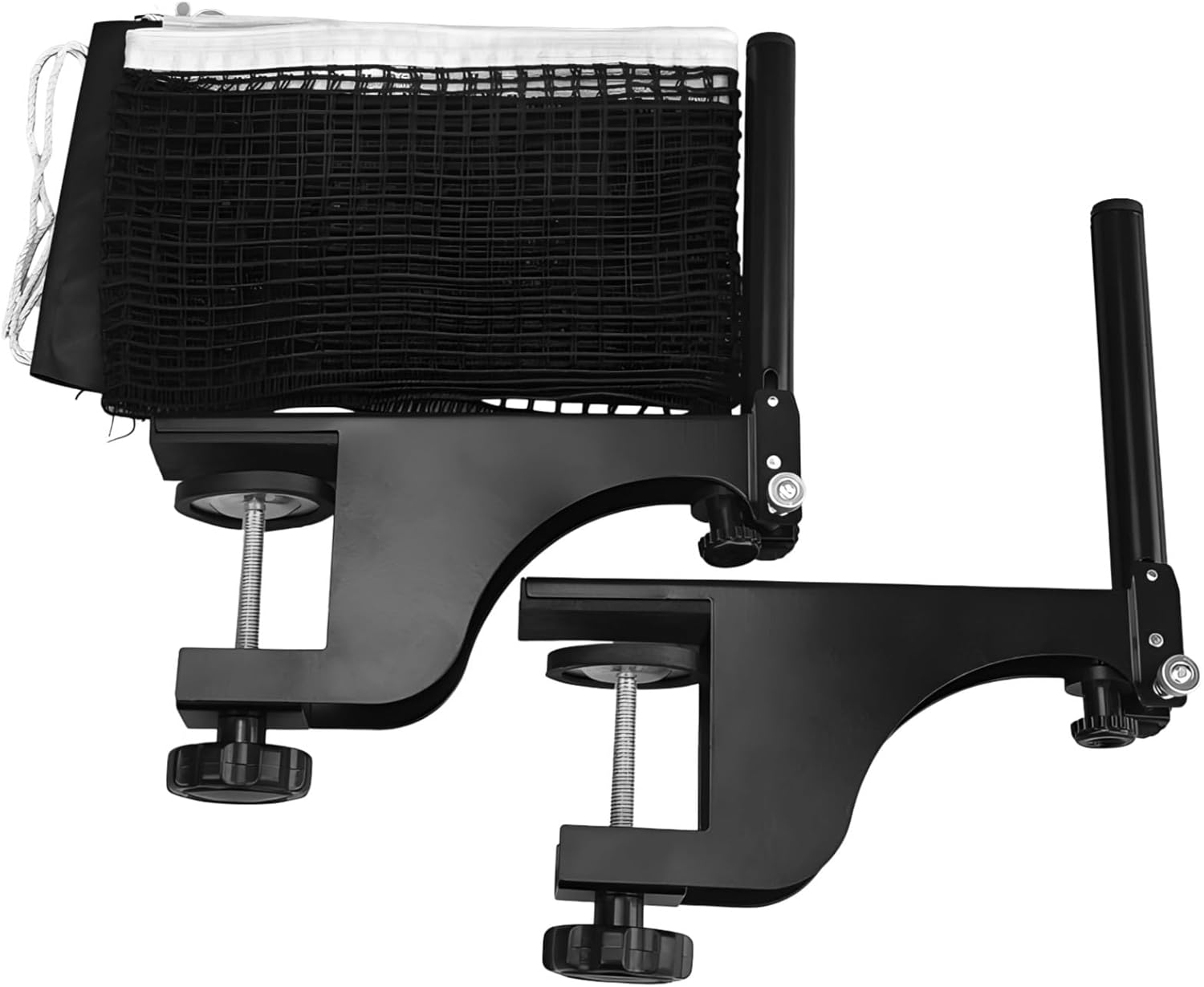 Post Clamp Adjustable With Set Net Tennis Table, Net Pong And Set Post, Net Tennis Table Retractable Professional, Equipment Grade Tournament For Games Indoor, Two Sets