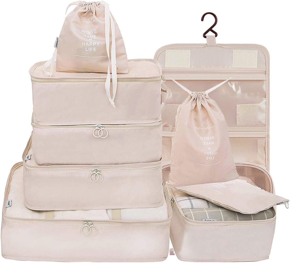 8 pcs Packing Cubes