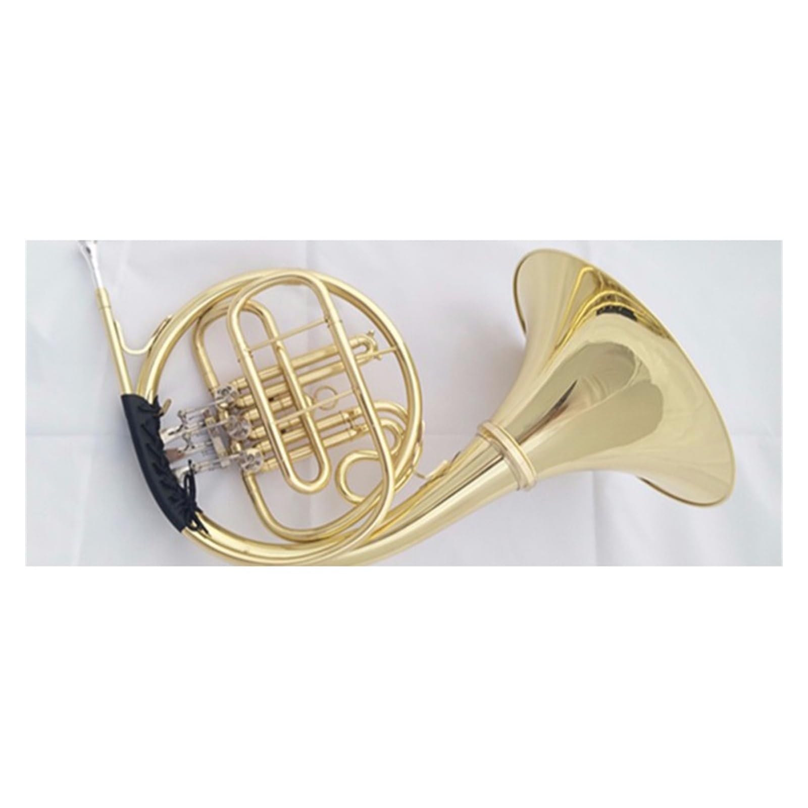 Cuerno Francés para Principiantes Instrumento De Trompa De Una Sola De 3 Teclas B Plano Estudiante Principiante Profesional Tocando Trompa