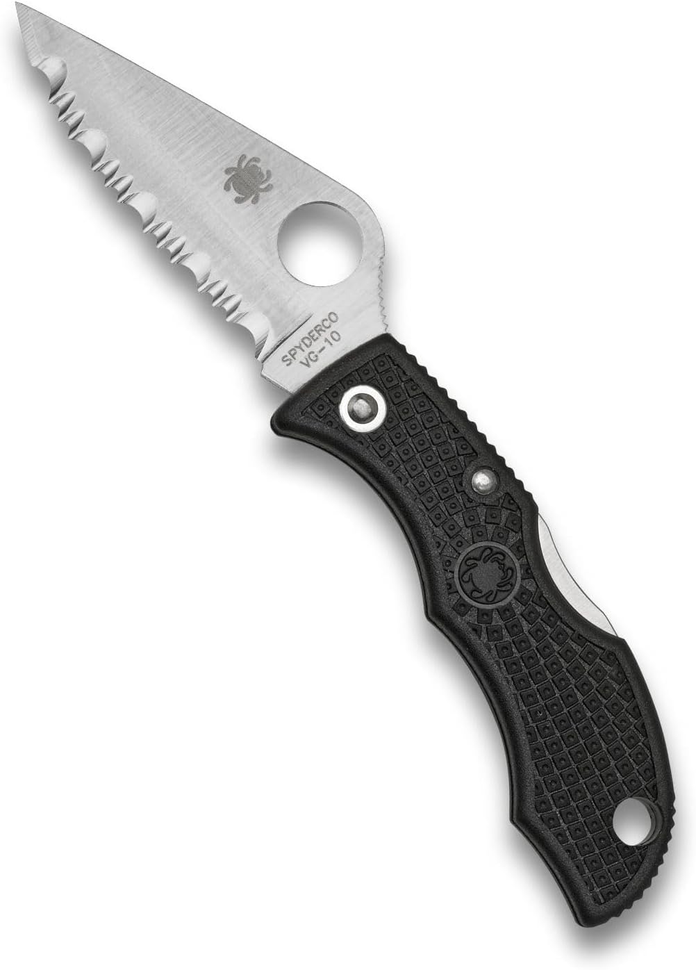 Spyderco Lady Bug 3 Folding Pocket Knife with 1.9" VG-10 Steel Blade and FRN Handle - EDC Knife for Men and Women, Perfect for Hunting, Tactical, Camping, Survival, Hiking - SpyderEdge - LBKS3