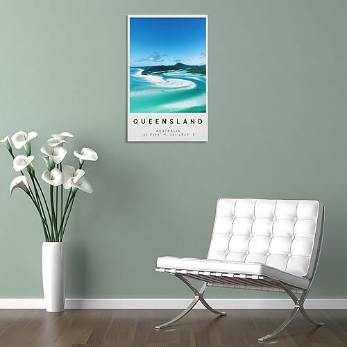 Miniatura 5 de Póster de Queensland Bunter Druck, Queensland Wandkunst, Queensland Foto Dekor, póster de lienzo para pared, para el hogar, escuela, oficina,