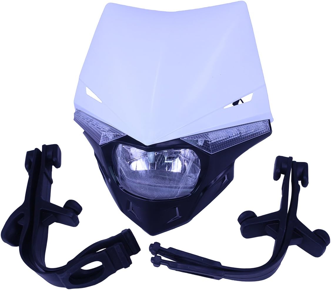 ZJTG AUTOMOTIVE Universal Headlights Headlamp Street Fighter For CRF CR XR KTM YZ WR KX KLX RM RMZ RMX DR DRZ TC TE FE FC Enduro Motocross