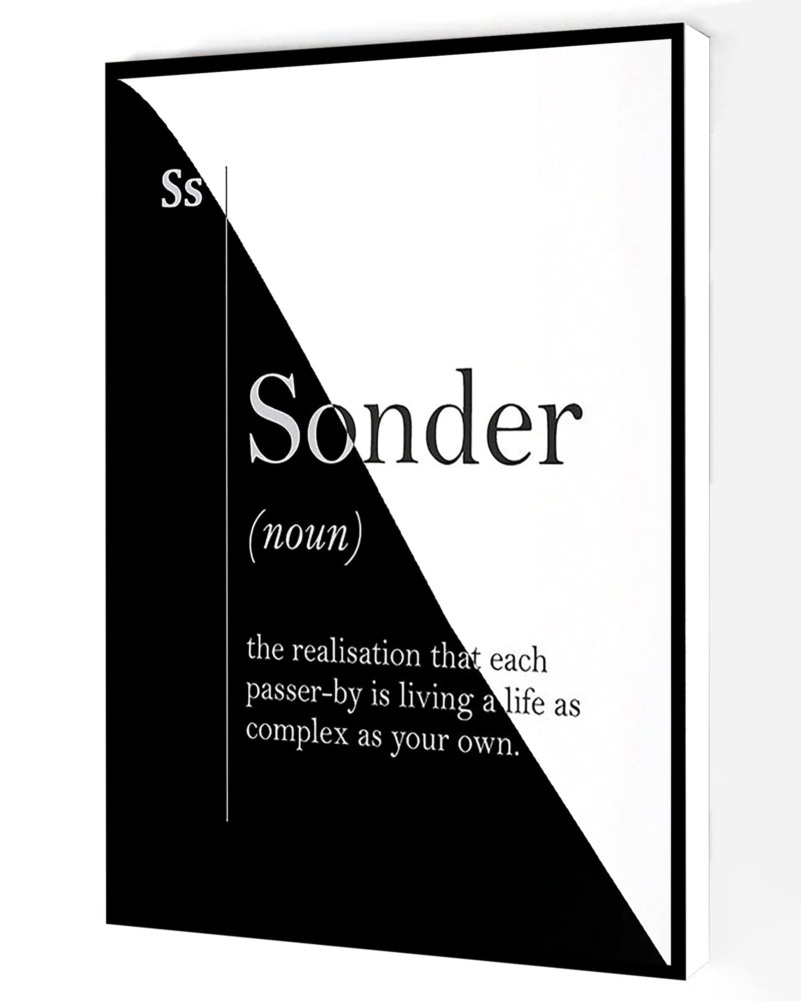 Amazon.com: Sonder Definition Canvas Wall Art,Dictionary Noun