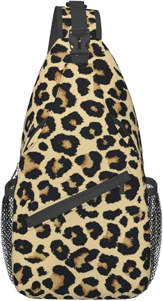 Amazon | ボディーバッグ ヒョウ柄 豹柄 (4) アニメ 軽量 ショルダー
