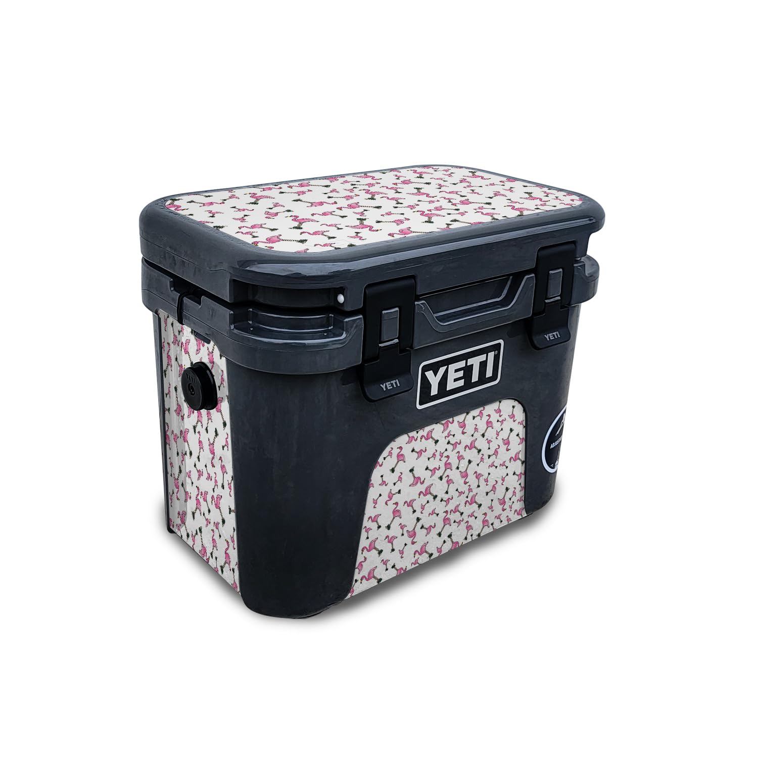 Skin Compatible with Yeti Roadie 15 Hard Cooler - Cool Flamingo - Premium 3M Vinyl Protective Wrap Decal Cover - Easy to Apply | Crafted in The USA by MightySkins