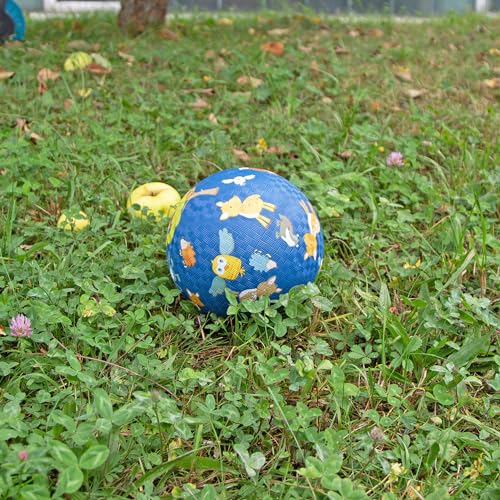 SIGIKID 43086 Kautschuk Ball Wald, blau, bunt, griffig, ab 1 Jahr, Naturkautschuk