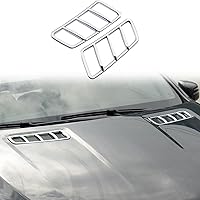 Vista 9 de Ajuste de la etiqueta engomada de la capilla del techo del motor del ABS Chrome para Mercedes Benz ML GL GLE GLS 2013-2017