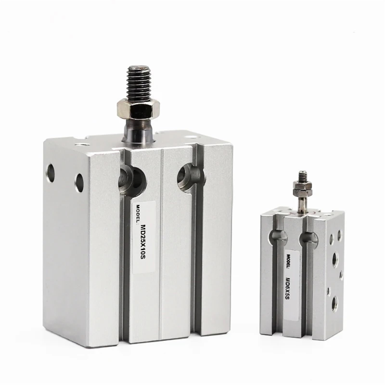 Vérin pneumatique aluminium MD32 robuste pour automatisme industriel