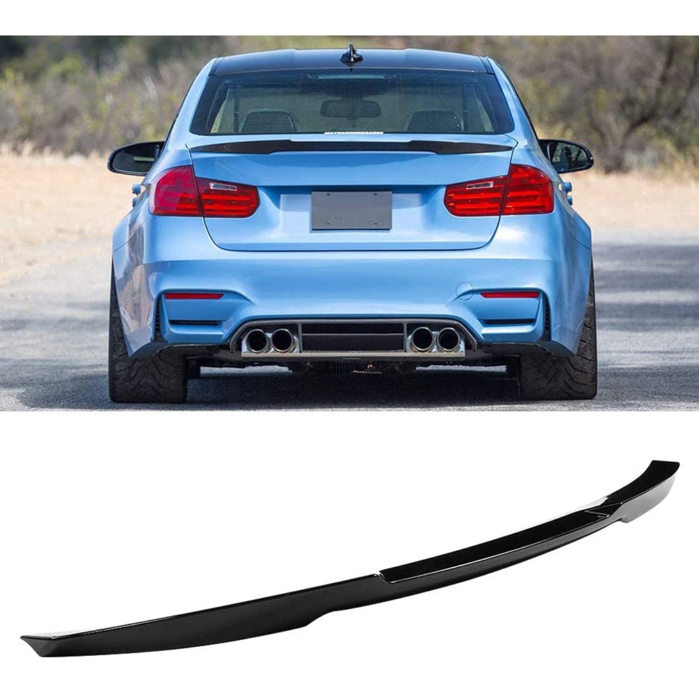 Voiture Becquets arrière Pour BMW 3 Series F30 2013-2019 /M3 F80 Sedan 2014-2018 ,ABS Ailettes arrière Aileron de toit Coffre Aile Personnalisation armatures caisse modification Pièces détachées