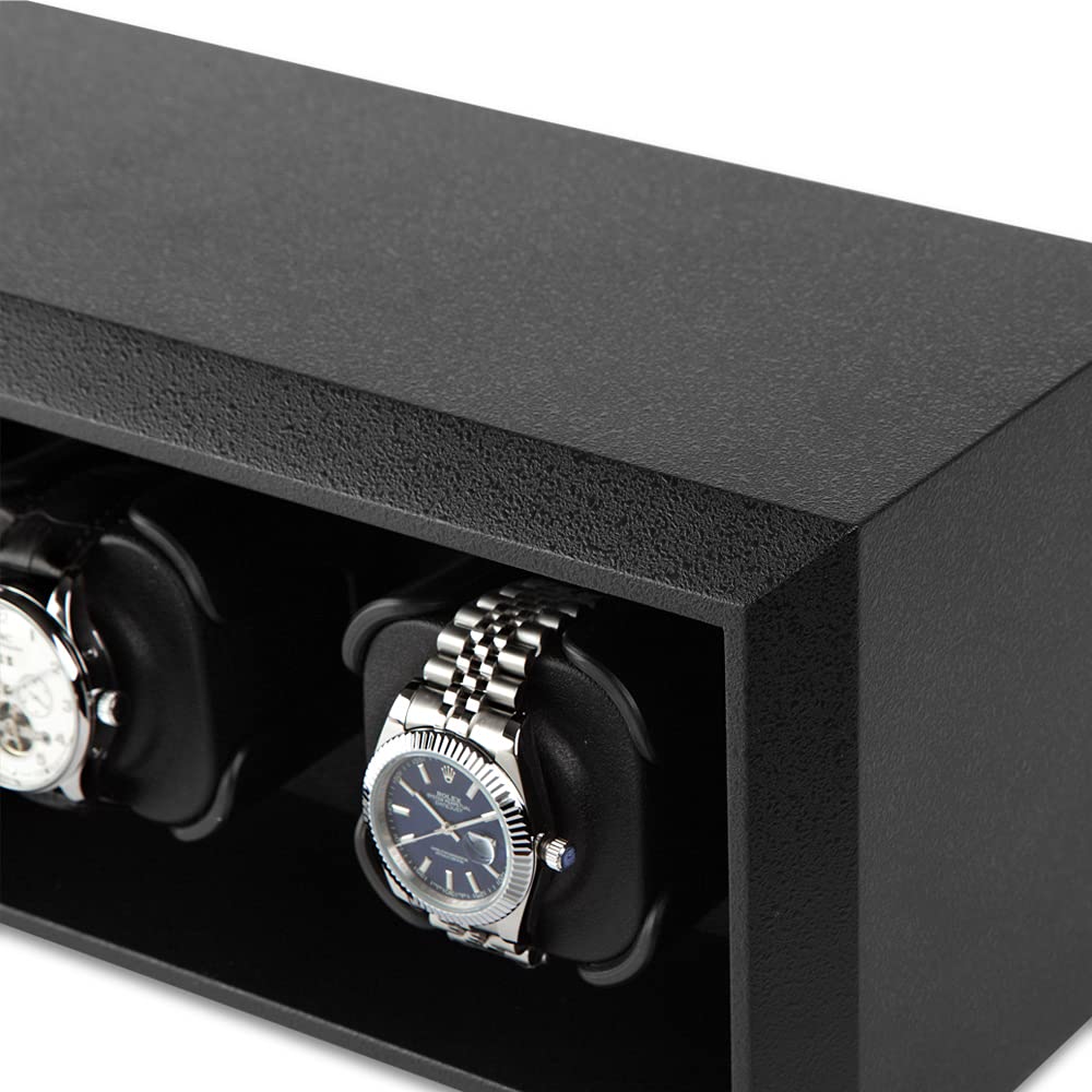 Uhrenbeweger Affinity für 2 Uhren Watch Winder for 2 Wachtes Black