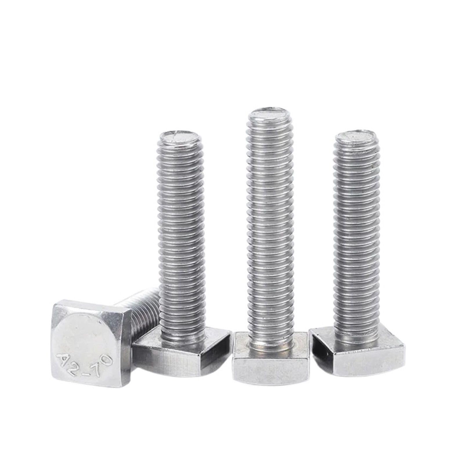 Pernos en forma de T M6 de acero inoxidable 304 GB35 para perfiles de aluminio tornillos de 5 piezas