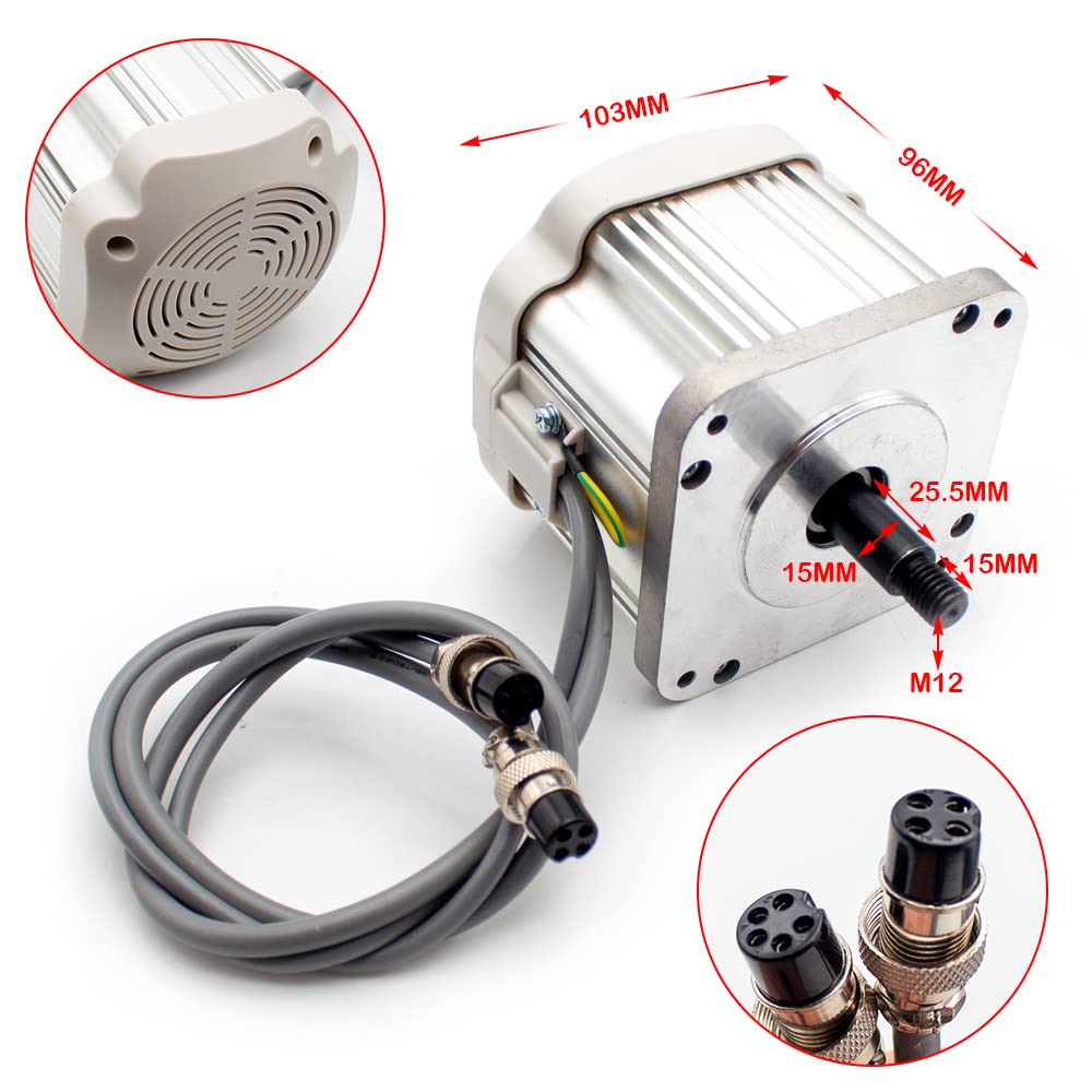 220V 750W Brushless Servo Motore Con Controller, Velocità 200-5000rpm CW/CCW Regolabile 4N.M