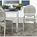 Safavieh Safavieh Home Collection Valdez Indoor/Outdoor Stacking Side Chair, Set of 2, Grey