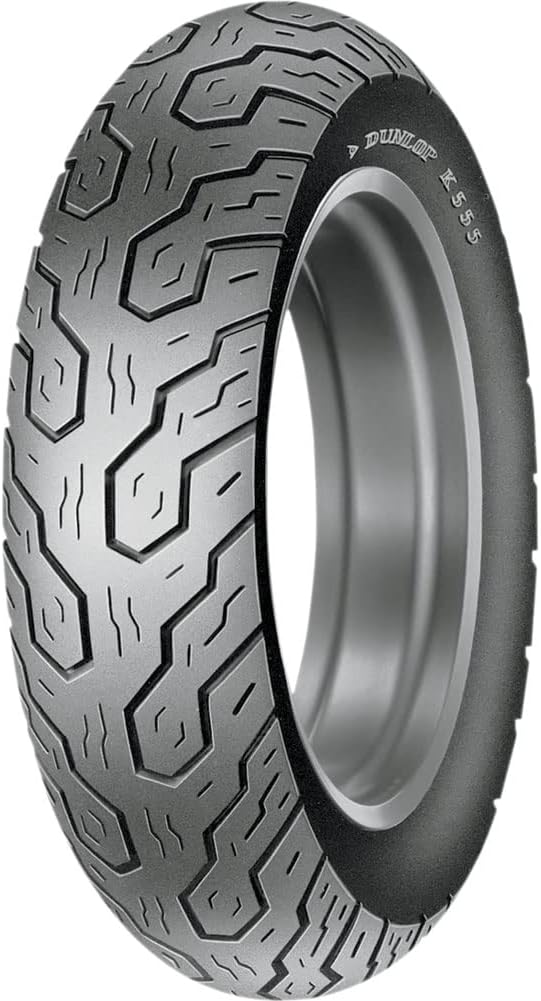 Dunlop K555 Rear Motorcycle Tire 150/80-15 (70V) Black Wall for Honda Magna VF750C 1994-2005