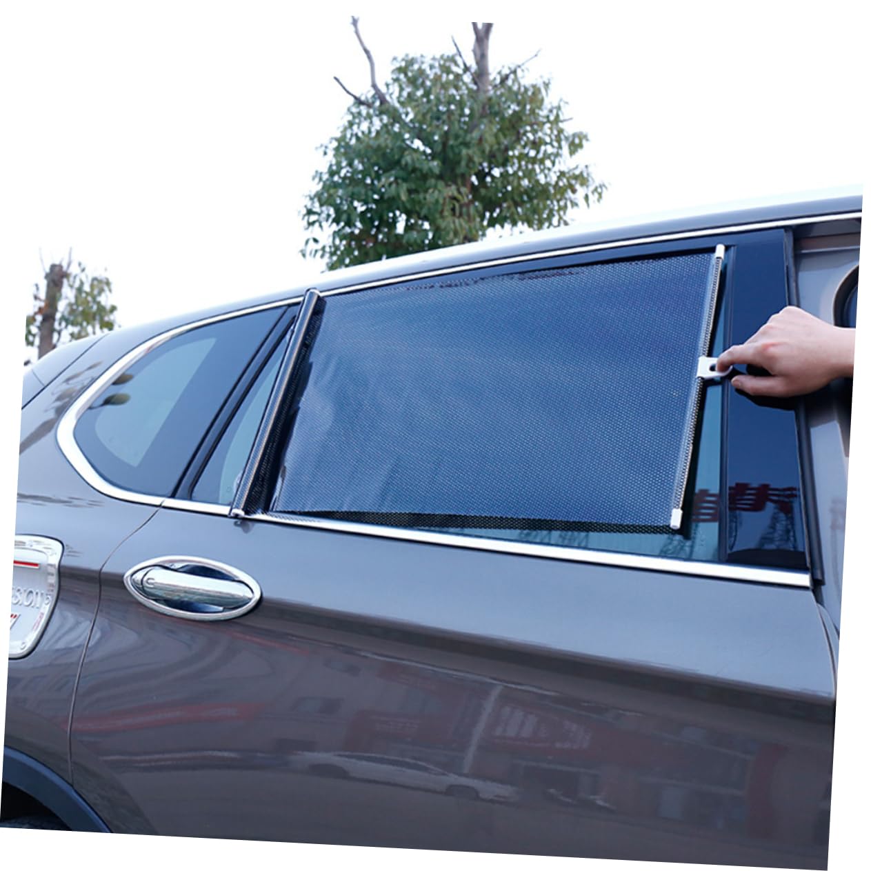 ULTECHNOVO 4 Piezas Cortina De Vehículo Parabrisas De Parasol De Coche Persianas para Coche Cortinas De Ventana De Sombra del as De Parasol De Ventana Lateral Auto