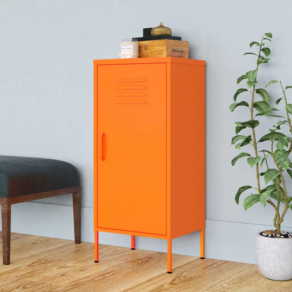 Gabinete de almacenamiento de acero gris con 2 estantes regulables para libros y oficina