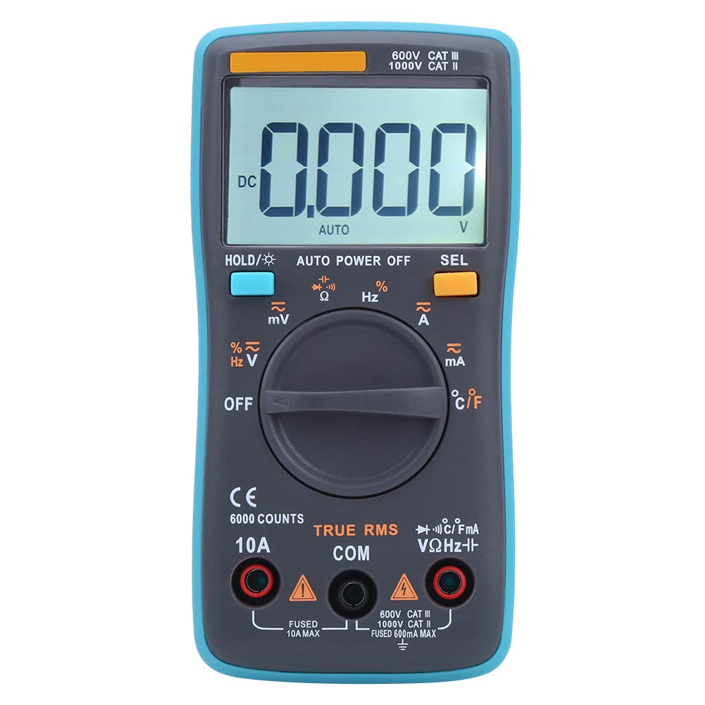 Multimètre 6000 points Cocoarm avec testeur de capacité et mesure de température précise - 7