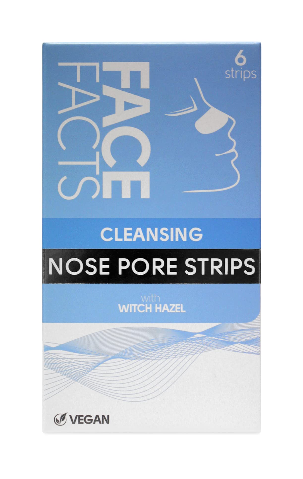 "Pretty" Face Strips (Cleansing Nose Pore Strips (6))