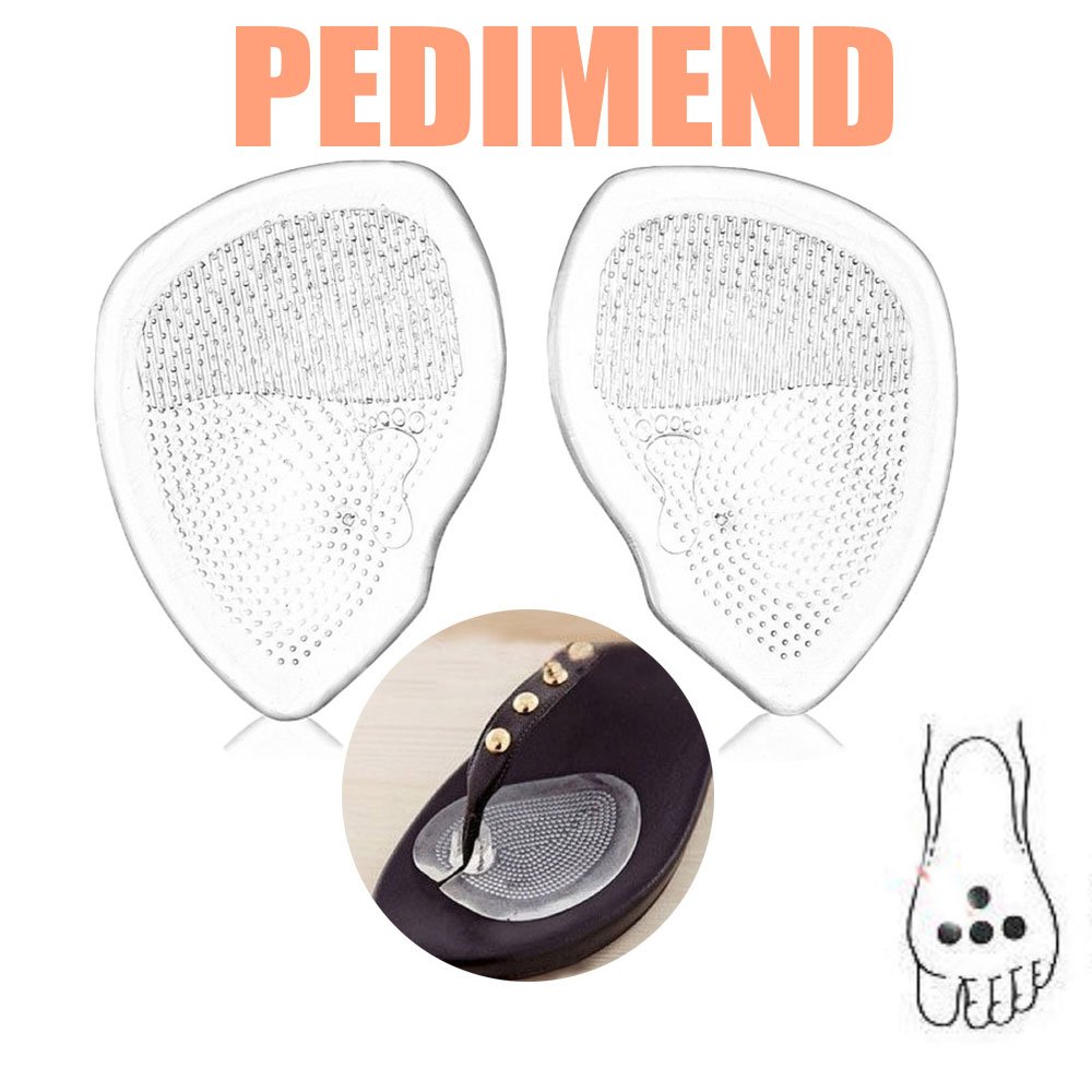 Pedimend™ Gel-Zehensteg-Kissen für Sandalen, Zehenschutz, Zehenschutz, Einlegesohlen für Zehensteg-Sandalen, 2 Paar