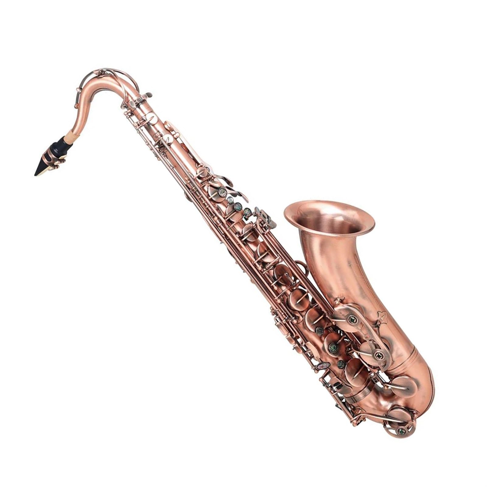 Saxofón Saxofón Tenor Bb, Saxofón Profesional De Latón Bb, Instrumento De Viento De Madera Con Accesorios Para Saxofón
