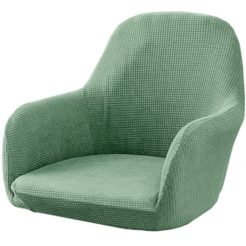 Housse de chaise scandinave extensible avec accoudoirs salon cuisine salle à manger 1 pièce
