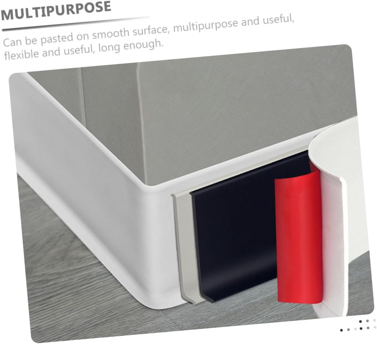 Flexible Wall Molding Trim Peel Stick Wall Corner Trim Adhesive Easy Install Wall Borders for Tile Edge