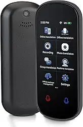 Tradutor Instantaneo, Tradutor de Idiomas em Tempo Real, Dispositivo Tradutor de Idiomas, Tradução de Voz em Tempo Real Bidirecional, Suporte para 138 Idiomas, 17 Traduções Offline