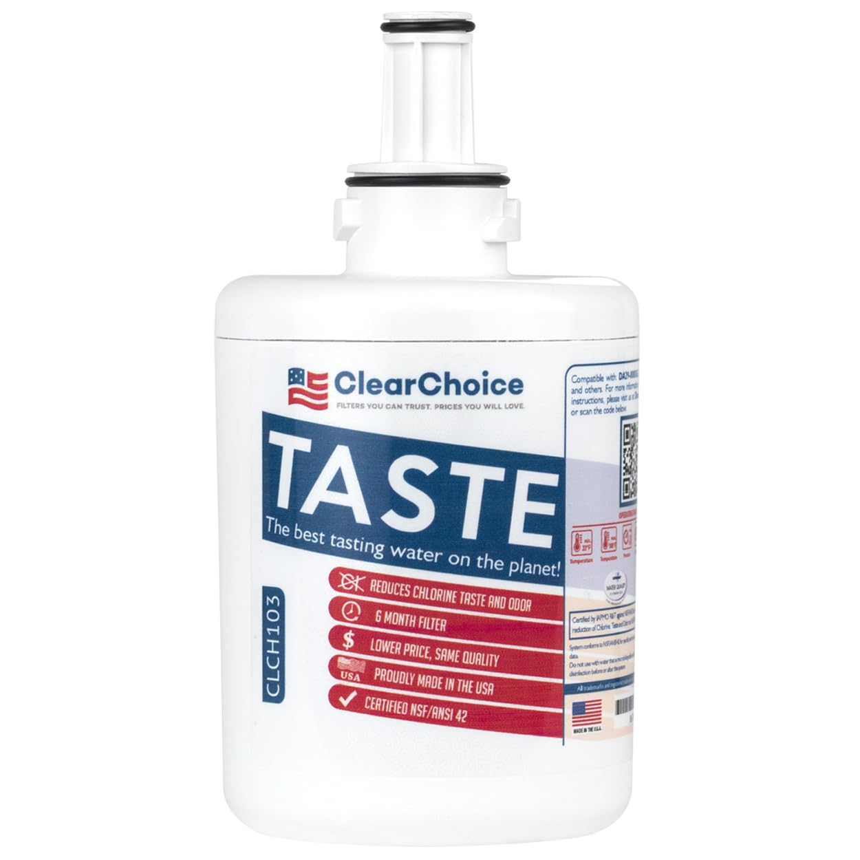 Technical Precision Replacement for CLEARCHOICE WSS-1 10 Micron Filter 4-Pack