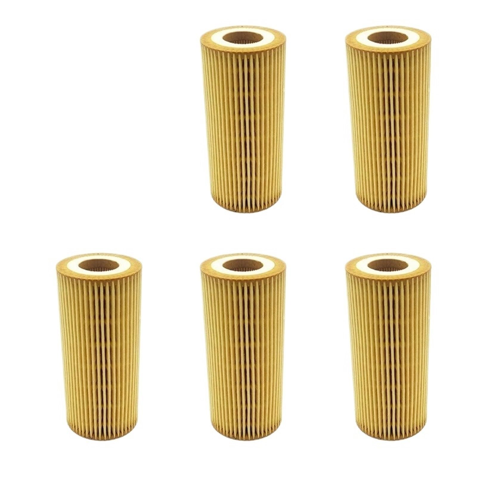 filtro de aceite del motor Filtro de aceite Compatible con Beetle Compatible con Jetta Compatible con Passat Filtro de aceite de motor Compatible con Tiguan 06K115466 06K115562 06L115466(5 Pieces)